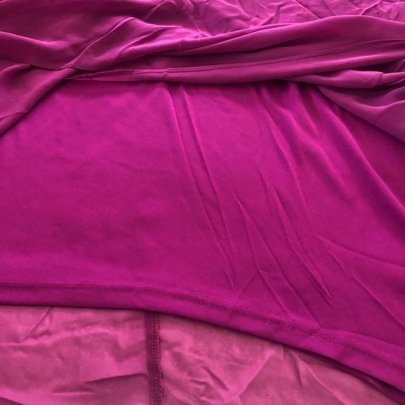 Avenue Studio Women’s Hanna Magenta V-Neckline Layered Top Plus Size 26/28 - Picture 13 of 15